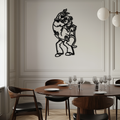 Shaggy Metal Wall Art – Scooby-Doo-Inspired Silhouette for Cartoon Fans- KAF656