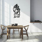 Shaggy Metal Wall Art – Scooby-Doo-Inspired Silhouette for Cartoon Fans- KAF656