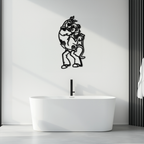 Shaggy Metal Wall Art – Scooby-Doo-Inspired Silhouette for Cartoon Fans- KAF656