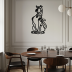 Scooby-Doo Metal Wall Art – Iconic Cartoon Character Silhouette for Fans- KAF657