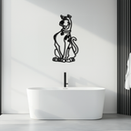 Scooby-Doo Metal Wall Art – Iconic Cartoon Character Silhouette for Fans- KAF657
