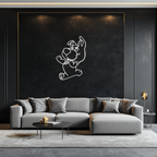 Scrappy-Doo Metal Wall Art – Playful Cartoon Character Silhouette for Fans- KAF658