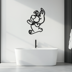 Scrappy-Doo Metal Wall Art – Playful Cartoon Character Silhouette for Fans- KAF658