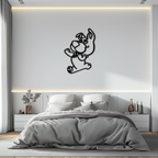 Scrappy-Doo Metal Wall Art – Playful Cartoon Character Silhouette for Fans- KAF658