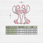 Stitch Silhouette Metal Wall Art – Cute Cartoon Character Design - KAFGP067