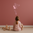Tinker Bell Silhouette Metal Wall Art – Magical Fairy Home Decor - KAFGP073