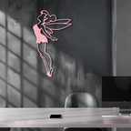 Tinker Bell Silhouette Metal Wall Art – Magical Fairy Home Decor - KAFGP073