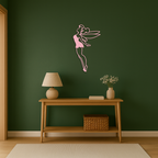 Tinker Bell Silhouette Metal Wall Art – Magical Fairy Home Decor - KAFGP073