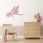 Enchanted Fairy on Flower Metal Wall Art – Garden & Outdoor Decor - KAFGP137