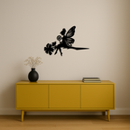 Enchanted Fairy on Flower Metal Wall Art – Garden & Outdoor Decor - KAFGP137