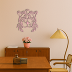 Cancer Zodiac Sign Silhouette – Pink Metal Wall Art - KAFGP164