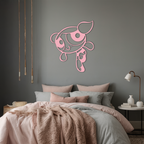 Pink Powerpuff Girl Metal Wall Art – Cartoon Inspired Modern Home Decor - KAFGP178