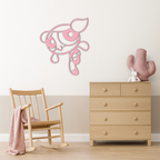 Pink Powerpuff Girl Metal Wall Art – Cartoon Inspired Modern Home Decor - KAFGP178