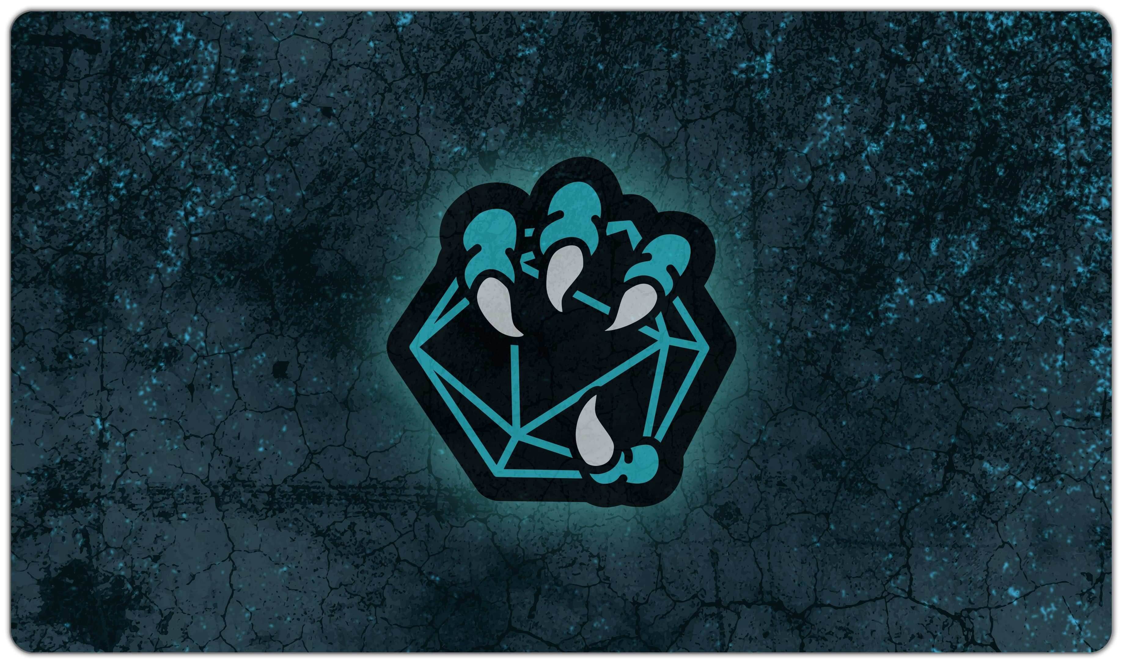 Dragon Dice Playmat - Cyan / Standard Playmat / Plain
