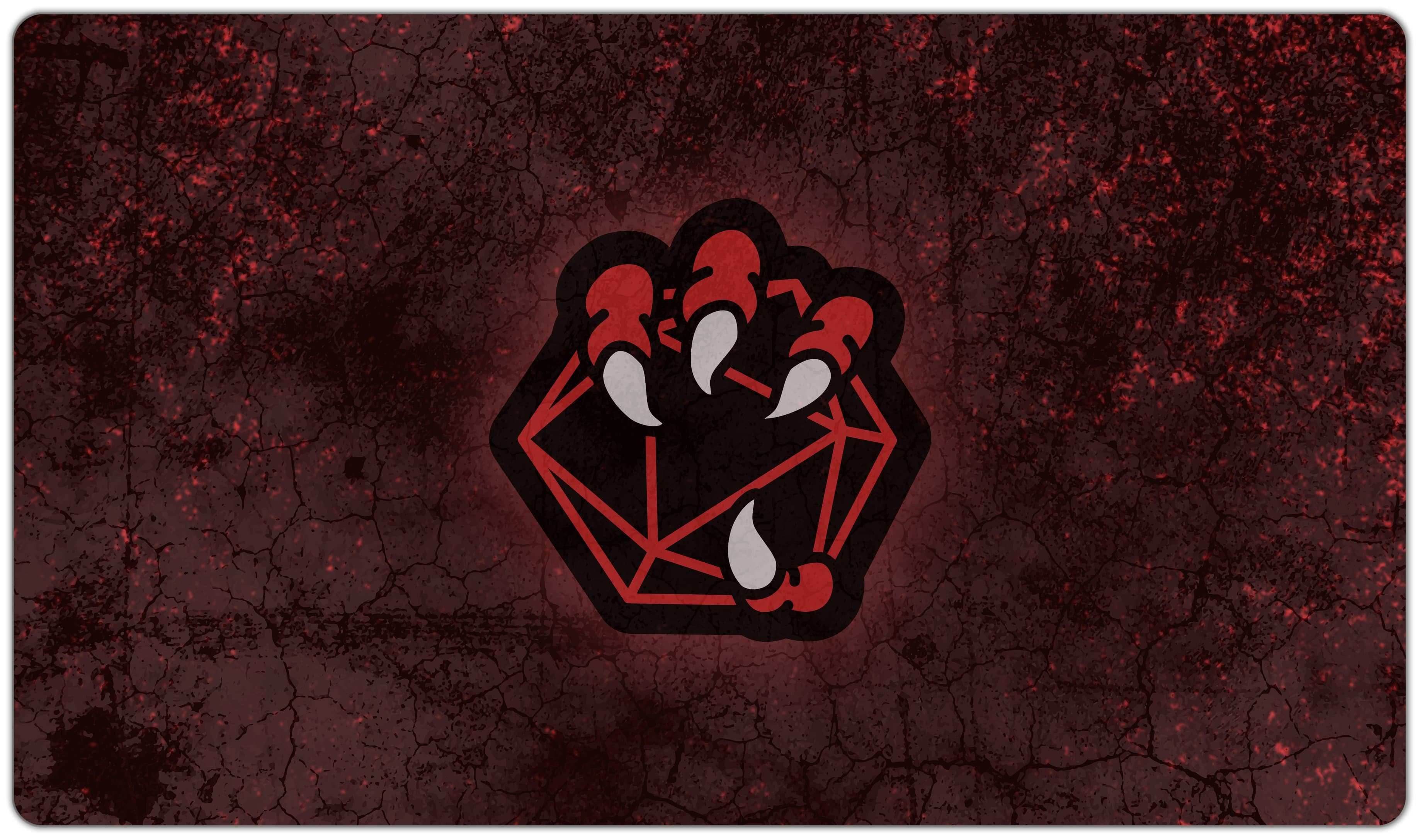 Dragon Dice Playmat - Red / Standard Playmat / Plain
