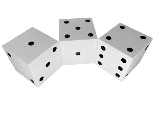 50mm Foam Square Cornered w/Pips Die White/black - 