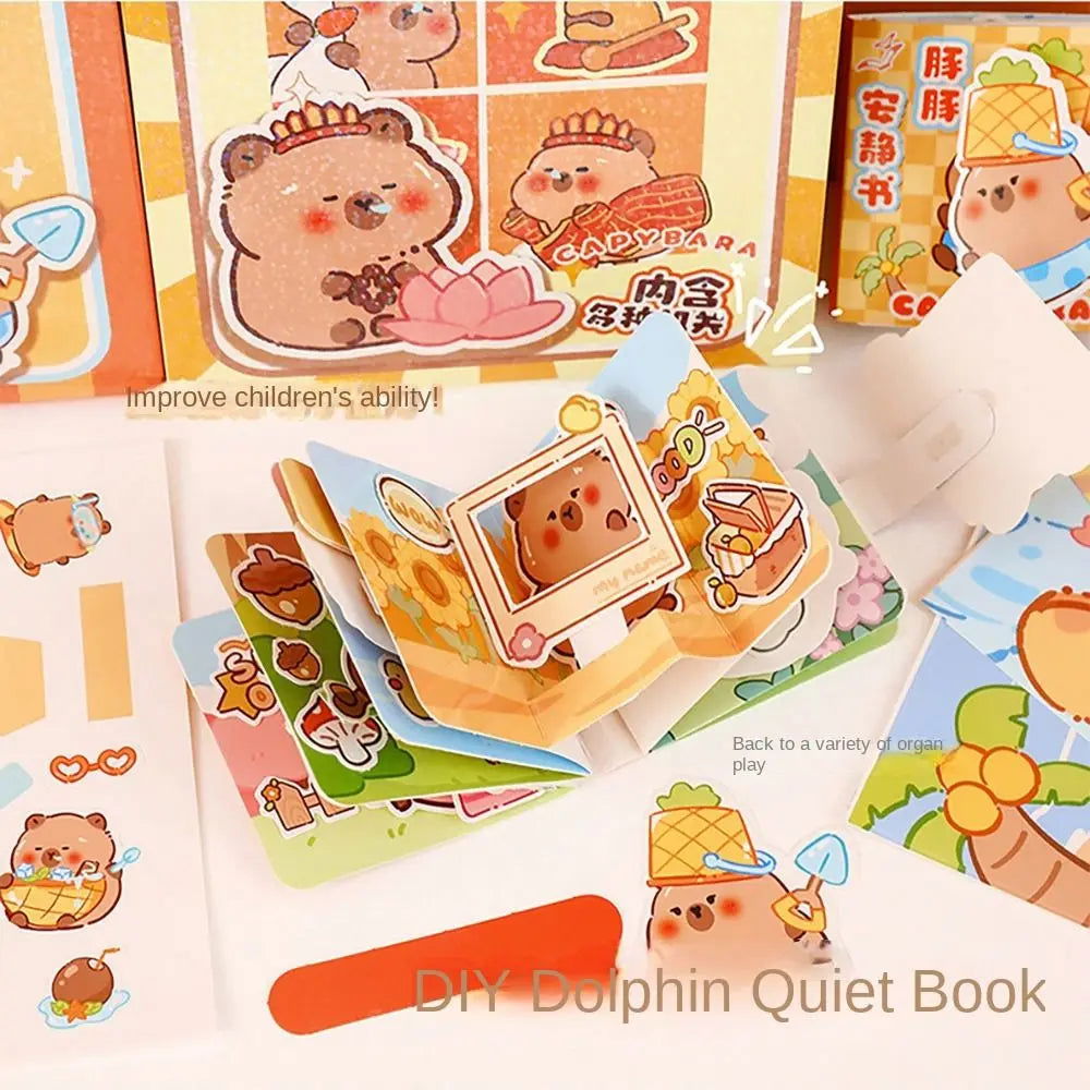 Kawaii Capybara Stationery Set, Abundant Cartoon Cute Birthday Gift for School Students