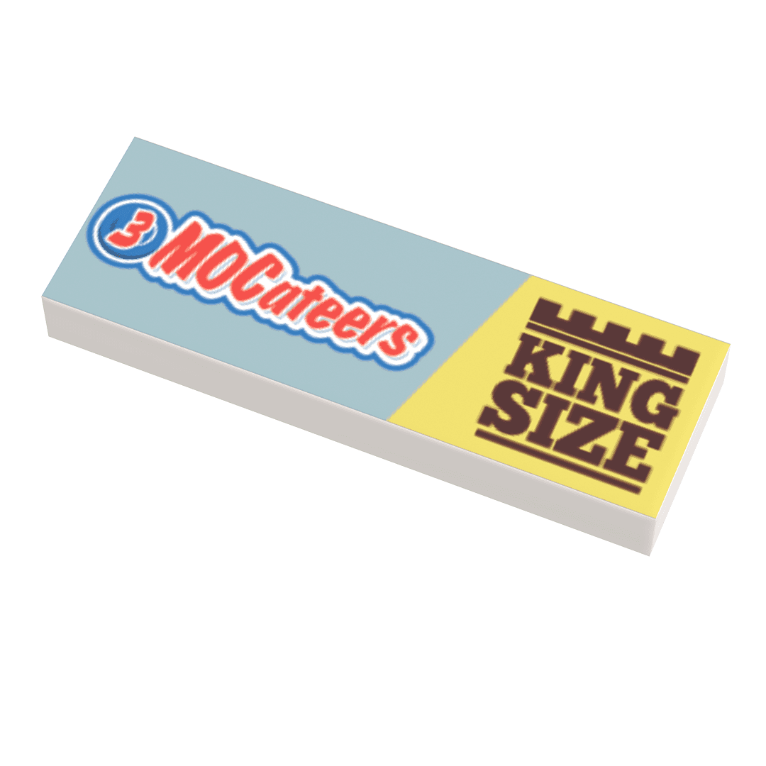 3 MOCateers Candy (King Size) - B3 Customs® Printed 1x3 Tile - 