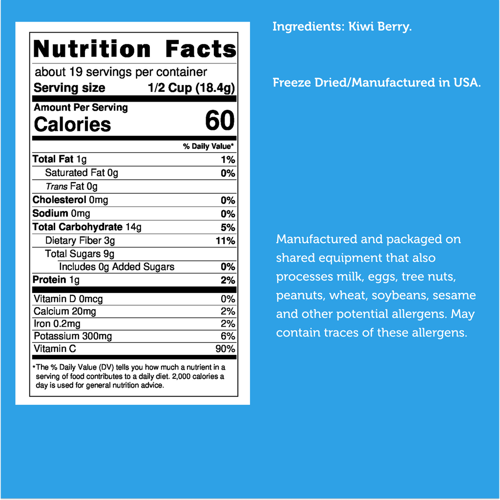 Freeze Dried Kiwi Berry (Baby Kiwi)