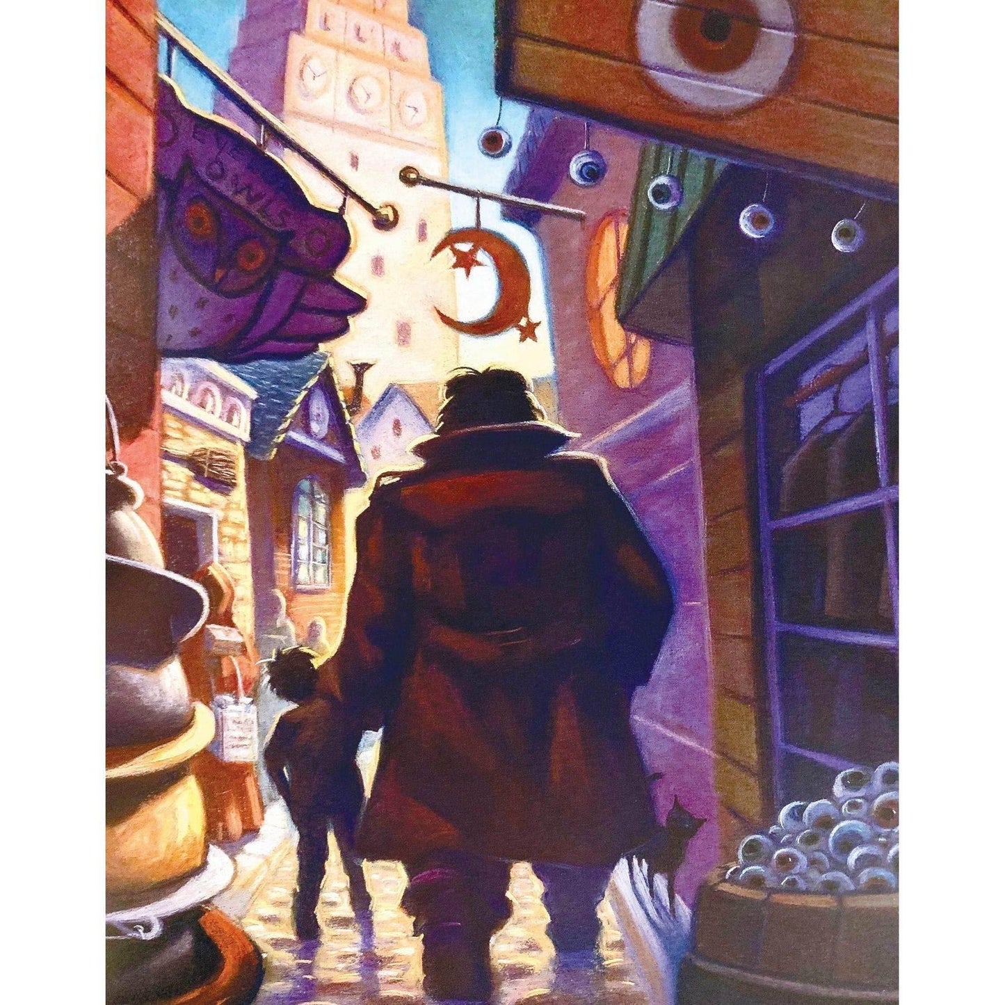 Knockturn Alley Harry Potter 1000 Piece Jigsaw Puzzle NYPC - 