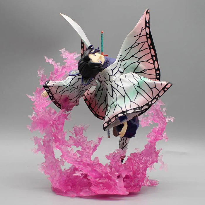 Kochou Shinobu Anime Figurine, Demon Slayer Kimetsu No Yaiba Combat Form PVC Model 20 CM