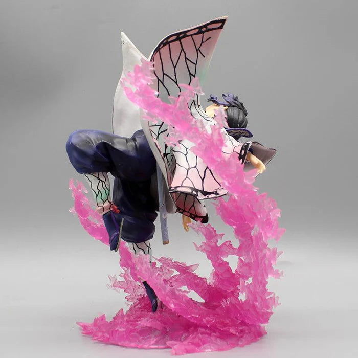 Kochou Shinobu Anime Figurine, Demon Slayer Kimetsu No Yaiba Combat Form PVC Model 20 CM