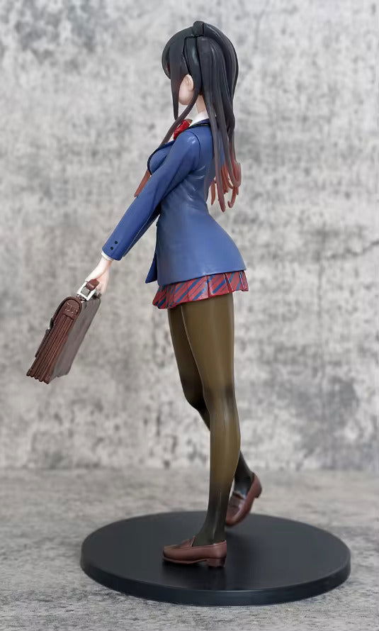 Komi Shouko Anime Figure, Komi Can‘t Communicate School Uniform Action Figurines PVC Statue 25 CM