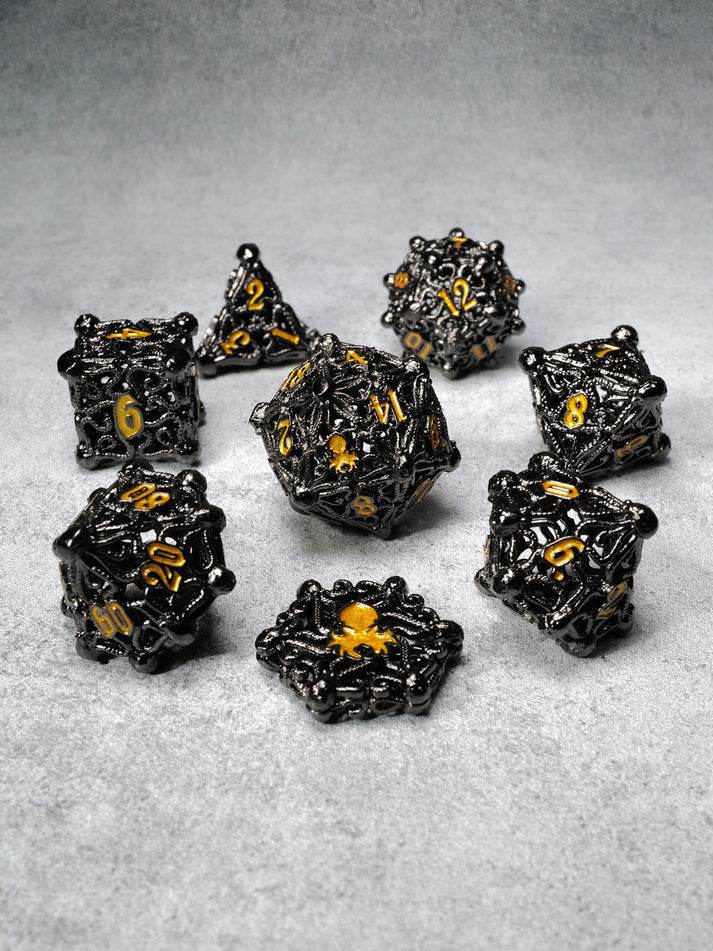 Kraken's Cabal - Steel with Gold Ink