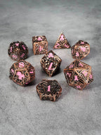 Kraken's Reach 8 pc TTRPG Dice Set - Rose Golem's Reach
