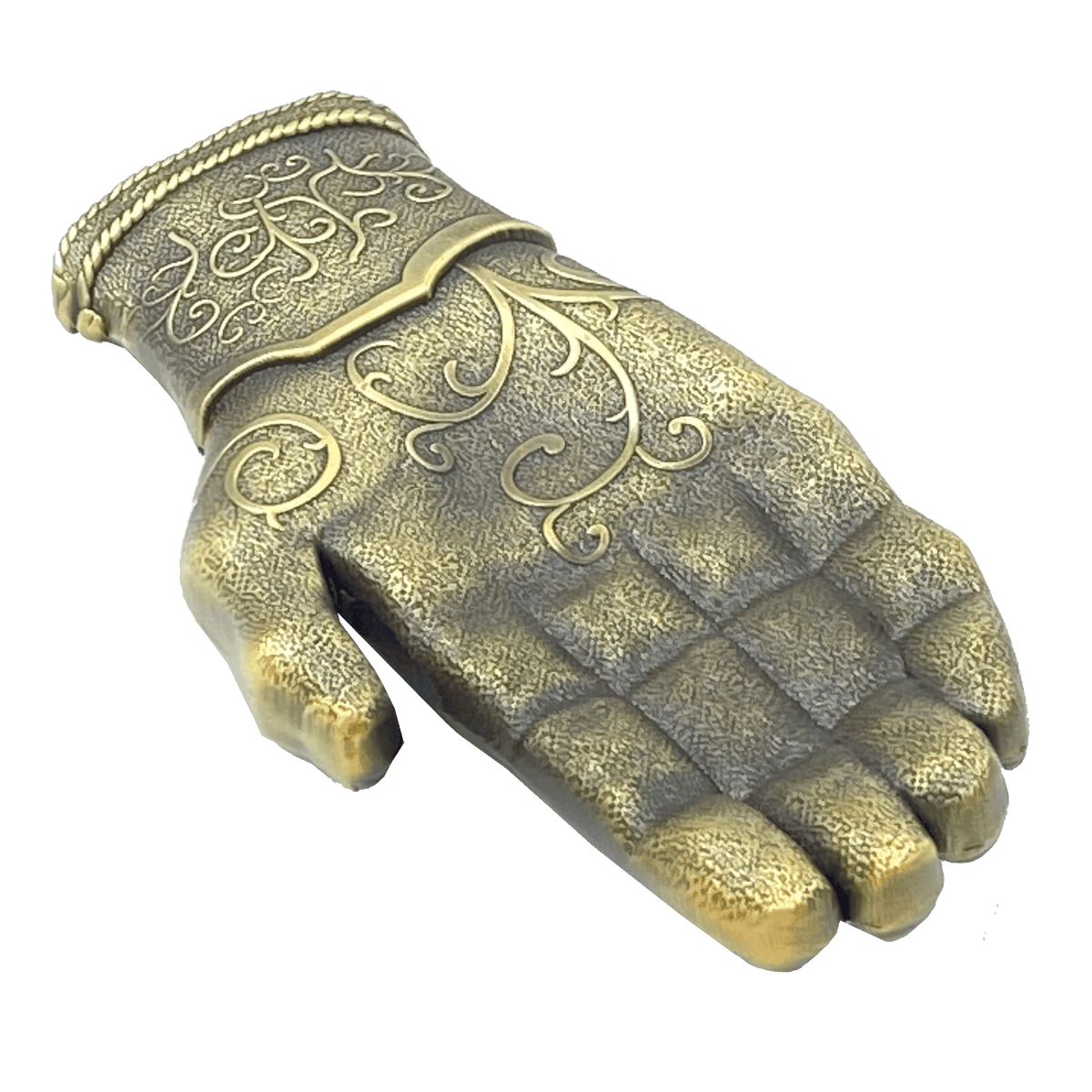 AA-016 Kingslayer Game of Thrones inspired GoT Jamie Lannister gold hand glove challenge coin - 