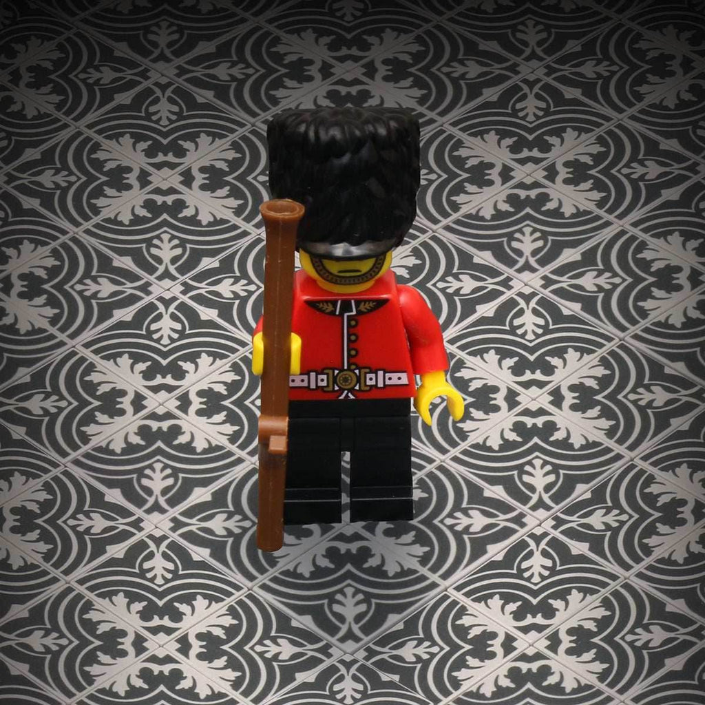 Twenties Classic Encaustic Flooring, 2x2 Tiles (Pack of 20) made using LEGO parts - B3 Customs - 
