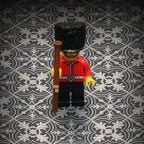 Twenties Classic Encaustic Flooring, 2x2 Tiles (Pack of 20) made using LEGO parts - B3 Customs - 