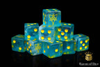 Elf Trinket, Square 16mm Dice - x10 Count