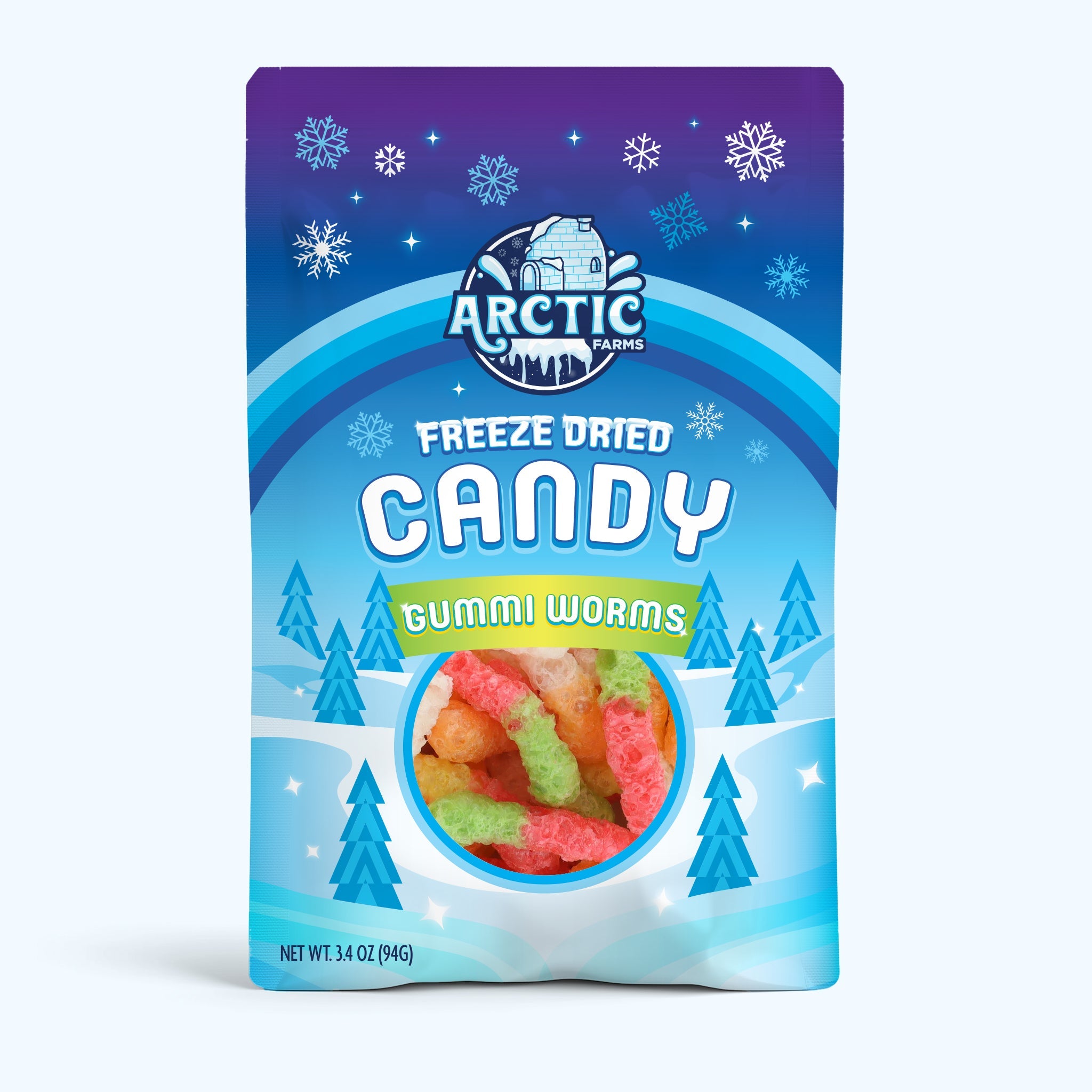 Freeze Dried Gummy Worms