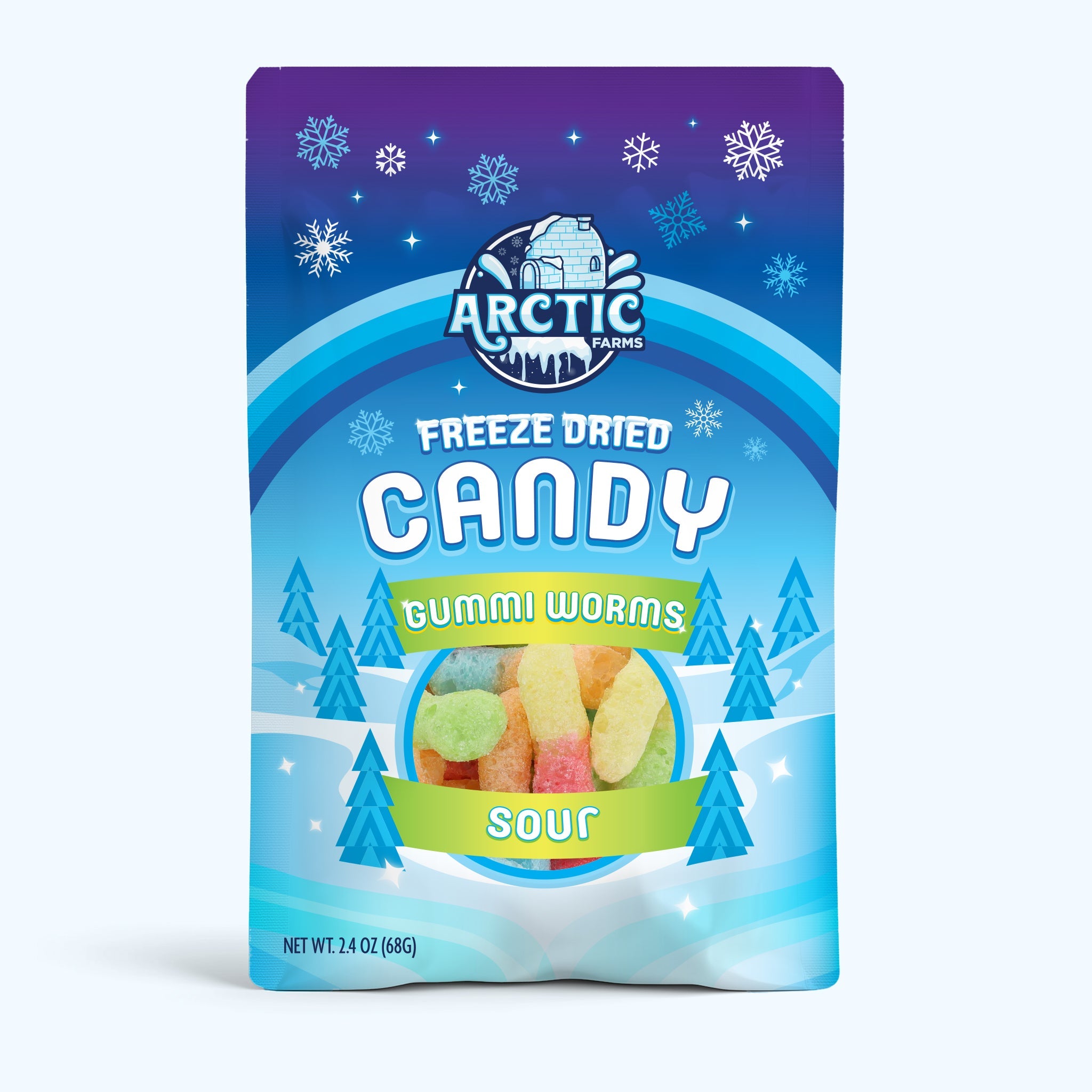 Freeze Dried Gummy Worms