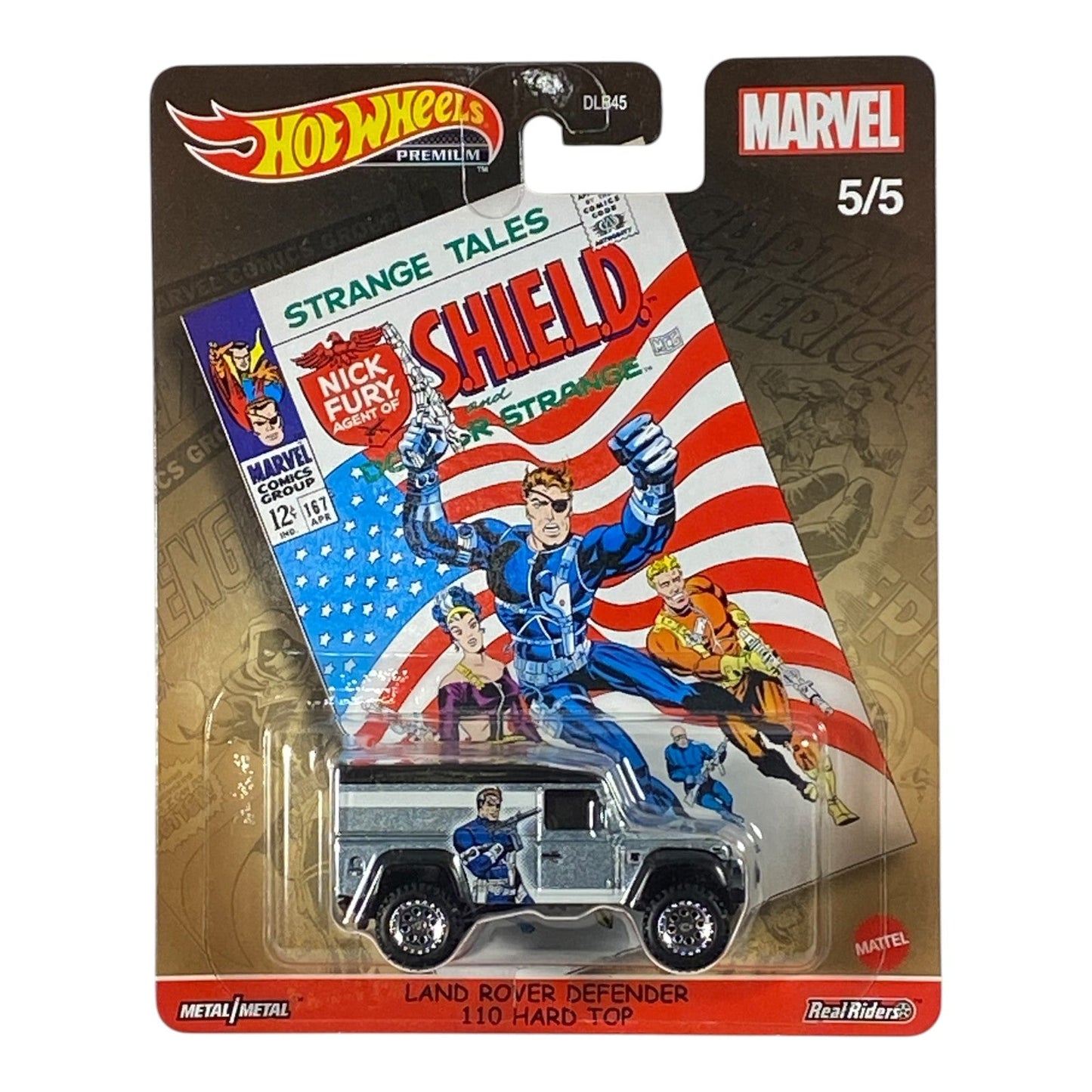 Hot Wheels Land Rover Defender 110 Hard Top - Premium Mavel Series 5/5