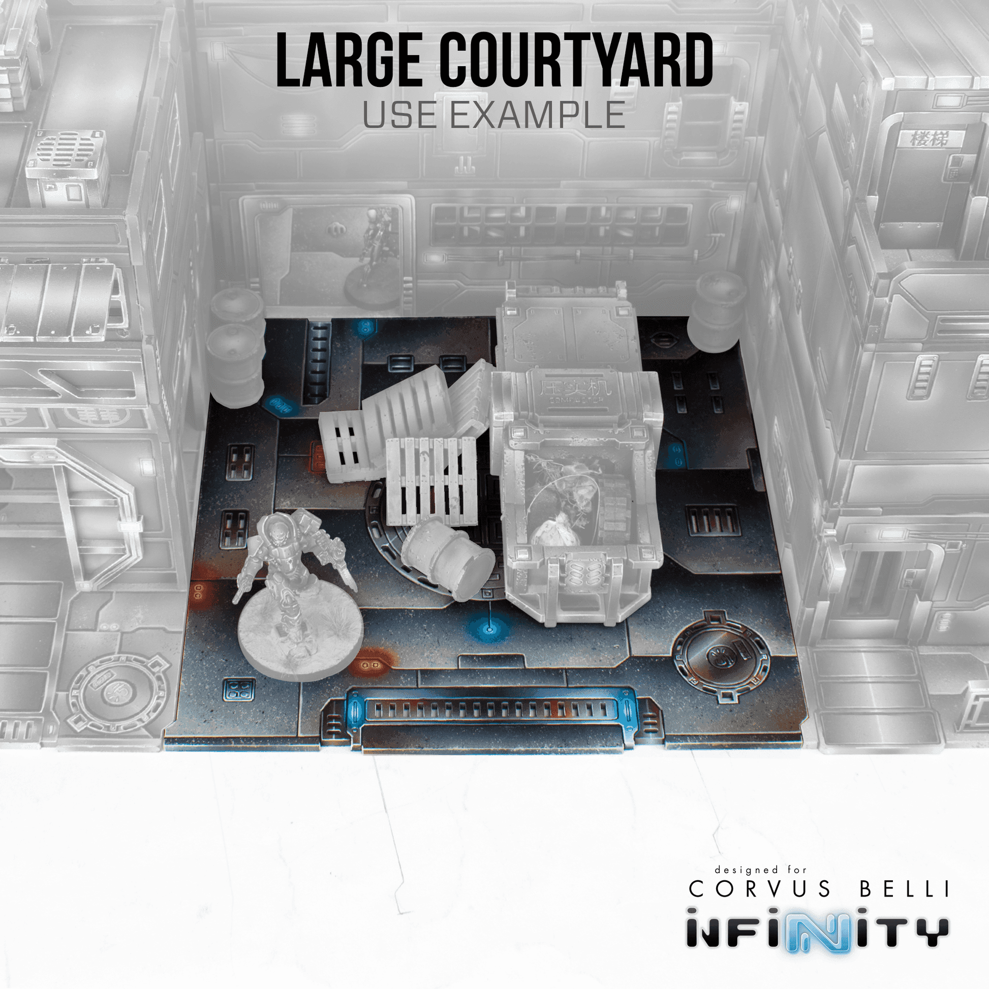 Xiguan Sidewalk - Alleyways and Courtyard - Bare MDF