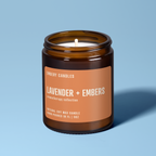 Lavender + Embers | Soy Wax Scented Candle
