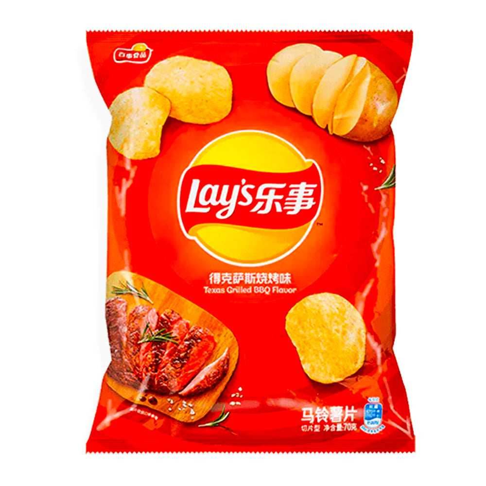 Lay's Texas Grilled BBQ (70g) (China) - 