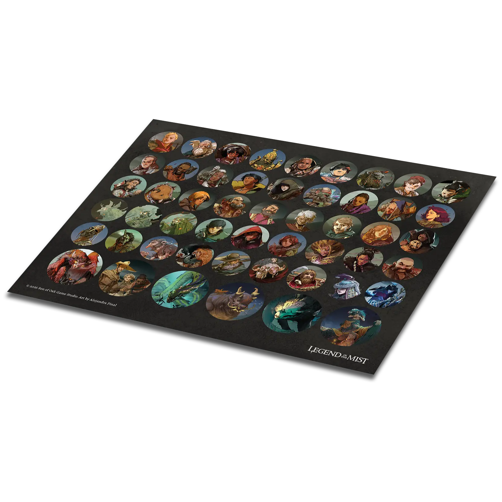 Scene Maps & Tokens - Legend in the Mist