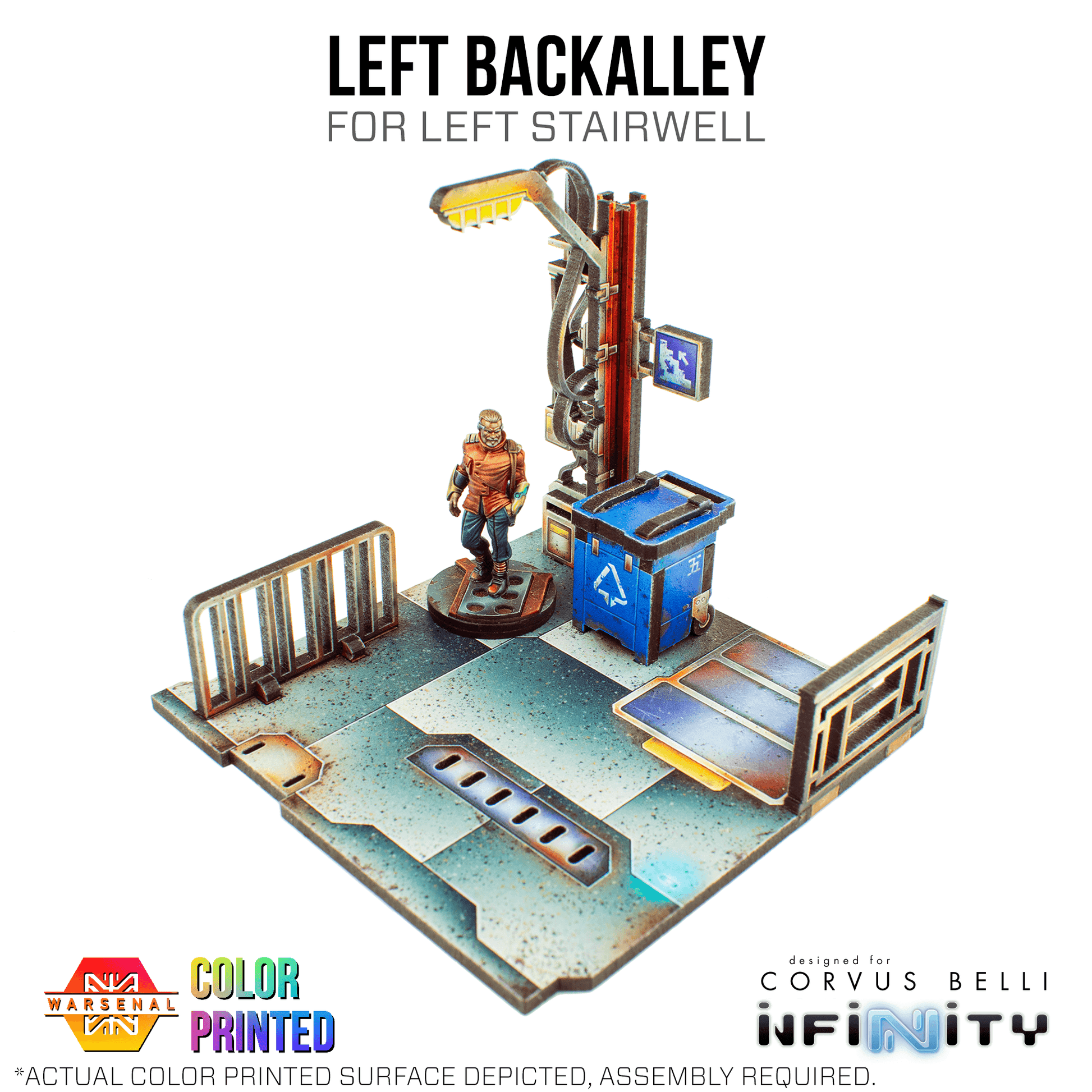 Xiguan Left Back Alley - Color Printed