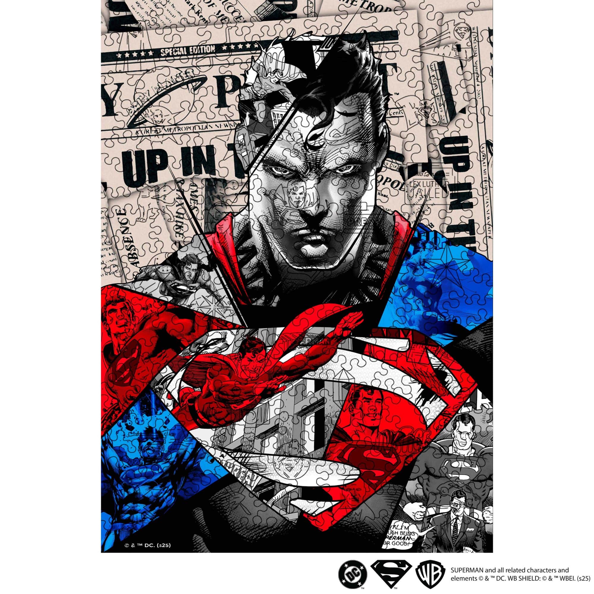 Wooden jigsaw puzzle DC Superman™ – Heroic Legacy