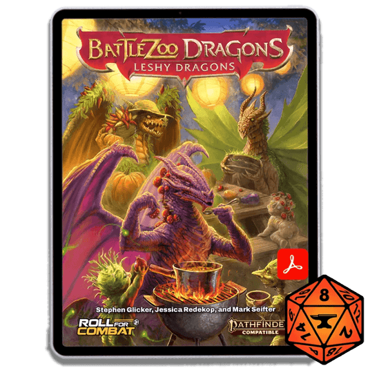 Battlezoo Dragons: Leshy Dragons for Foundry VTT - Pathfinder 2nd Edition / PDF & Foundry VTT Module