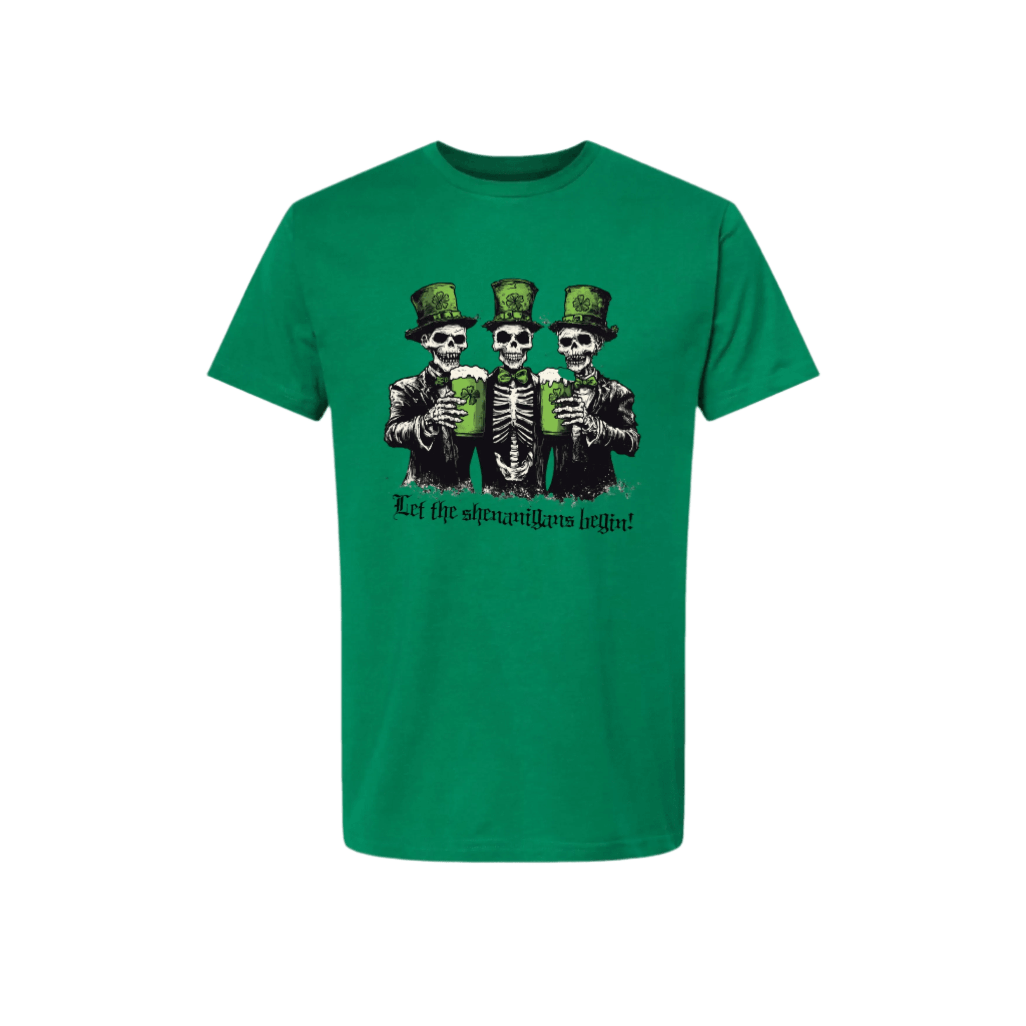 Let the Shenanigans Begin Unisex Shirt - S / Green