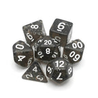 Essence of Licorice - 7 Piece DnD Dice Set | Acrylic RPG Gaming Dice - 