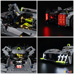 Light Kit for LEGO PEUGEOT 9X8 24H Le Mans Hybrid Hypercar #42156