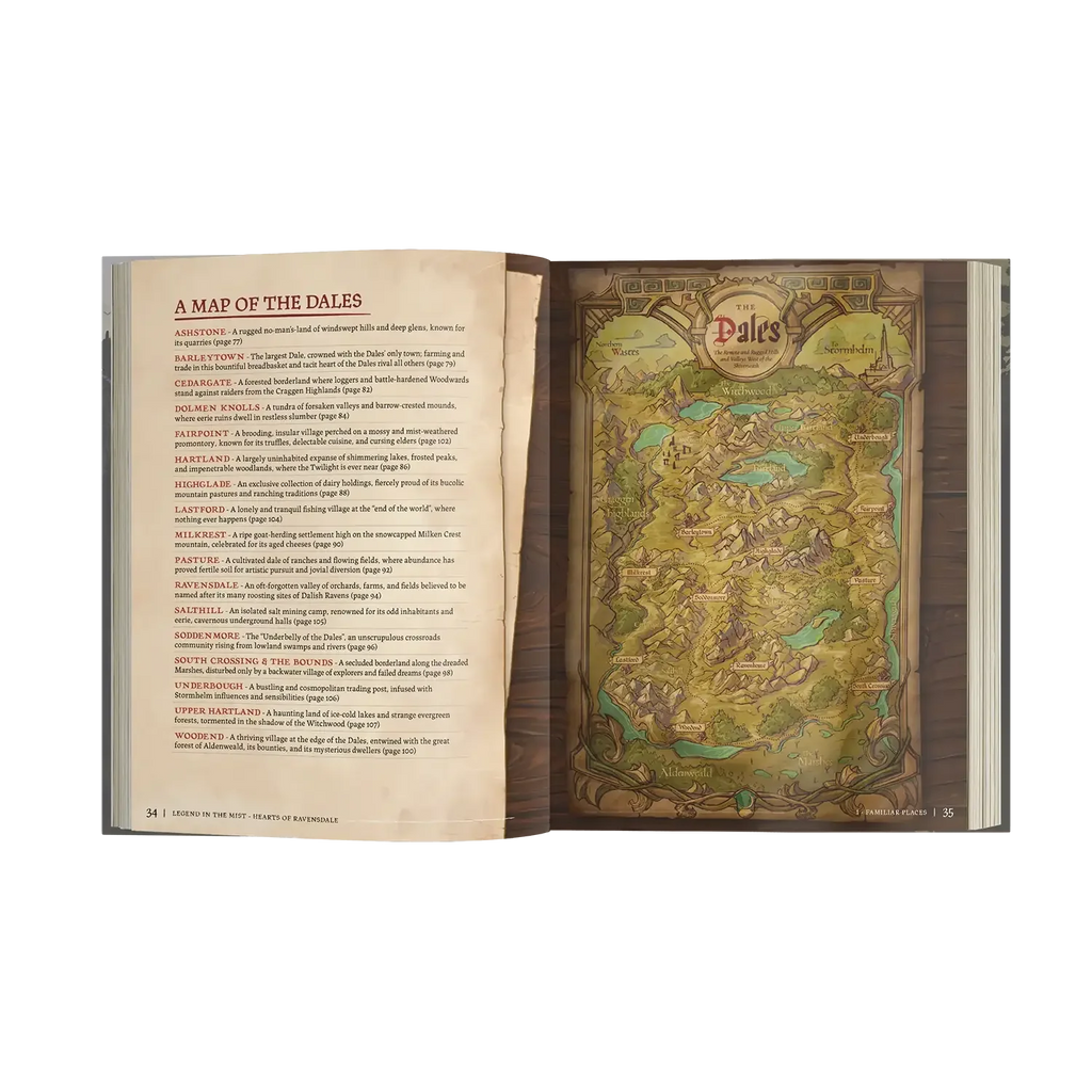Hearts of Ravensdale - Setting Book - Legend in the Mist