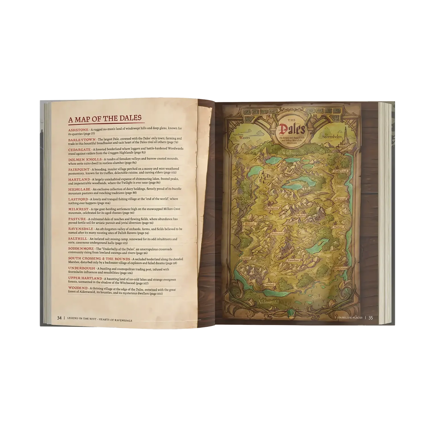Hearts of Ravensdale - Setting Book - Legend in the Mist