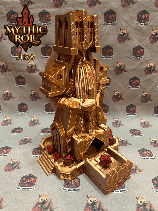 Mythic Roll Dice Tower - Baldur's Shrine - Black