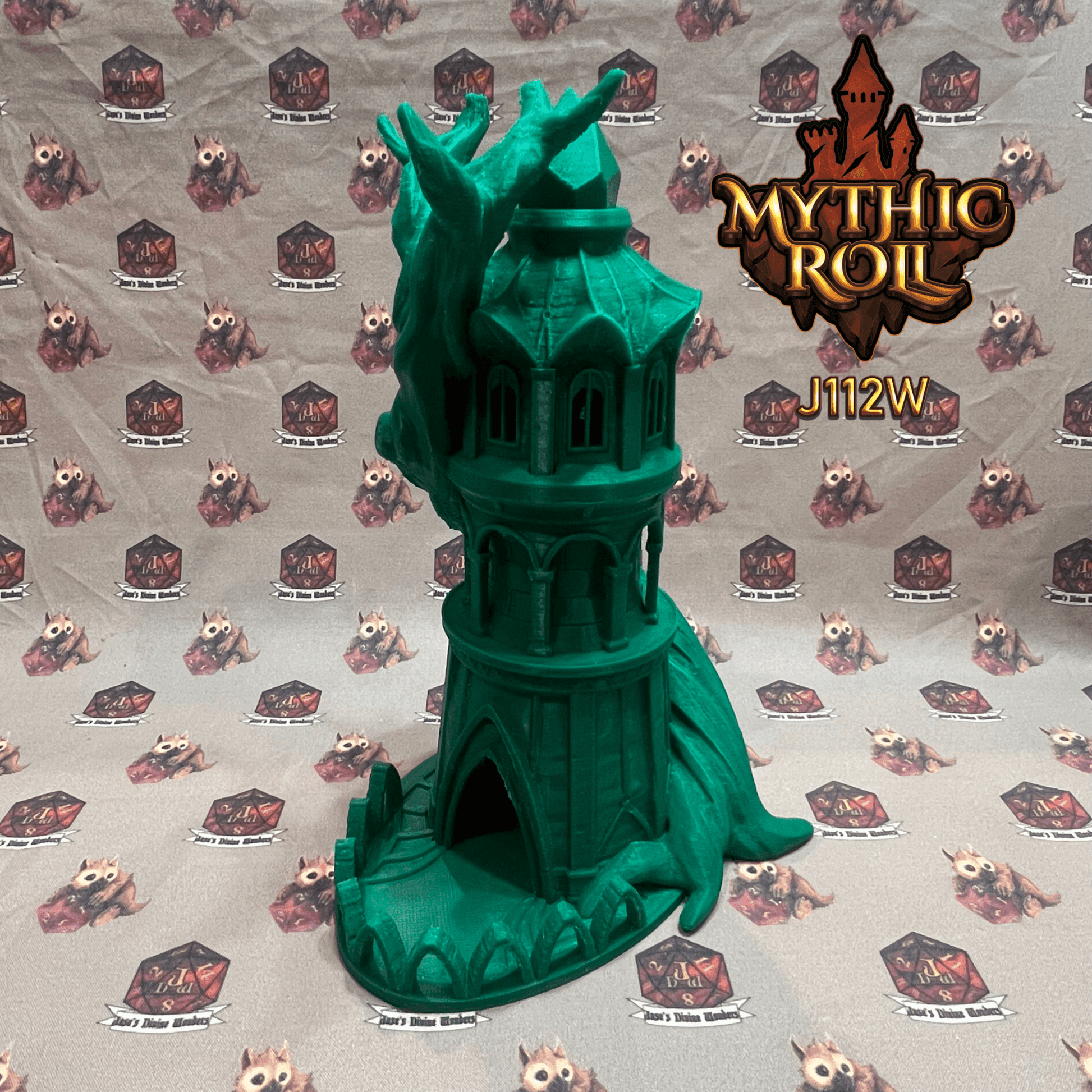Mythic Roll Dice Tower - Tree of Life - Black